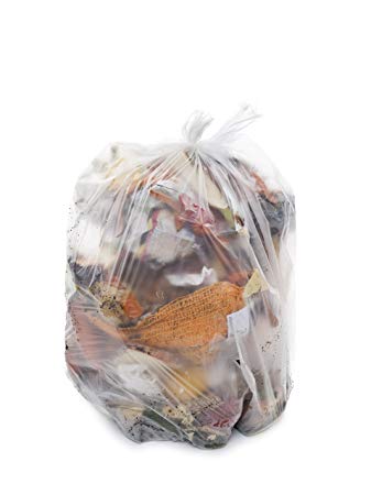 TLD HDR-47N14, 56 gallon Trash Bags, 200 Count, 17 Mic, 43X48 Inches, Natural color, MADE IN USA