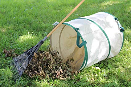 Garden Bag : Leaf Bags, Best for Leaves, Weeds, Laundry and Outdoor Trash Bags 30 Gallon by Careful Gardener