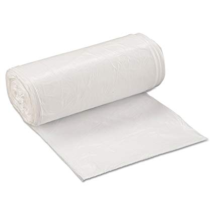 * Low-Density Can Liner, 24 x 32, 16gal, .5mil, White, 50/Roll, 10 Rolls/Carton